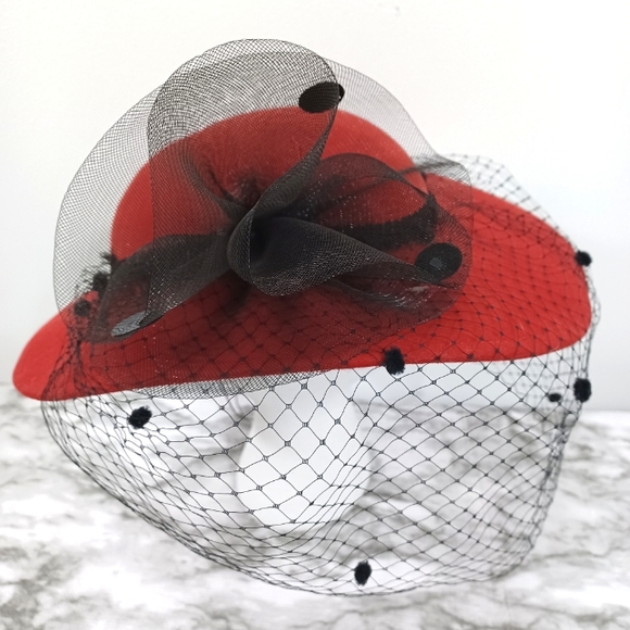 WOMEN\'S FELTED WOOL CHURCH/WEDDING HAT main image 12